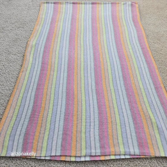 GAP Silk Knit Striped Balaclava Scarf Wrap - Picture 4 of 10